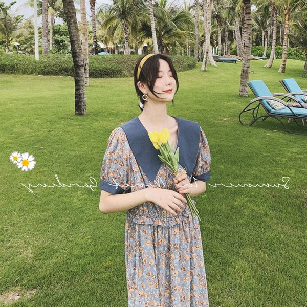 

spring 2020 new korean version of women's clothing vitality girl temperament goddess formal dress dress summer ivysa, Black;gray