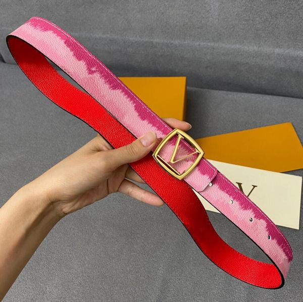 

luxury designer belts mens women reversible belt highly quality colorful letters print belts double sided smooth buckle 6 styles waistband w, Black;brown