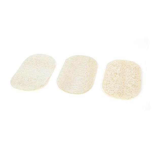 

3pcs set natural loofah dishwashing cloth scrub pad dish bowl pot easy to clean scrubber sponge kitchen clean brushes scrub pad h jllsun