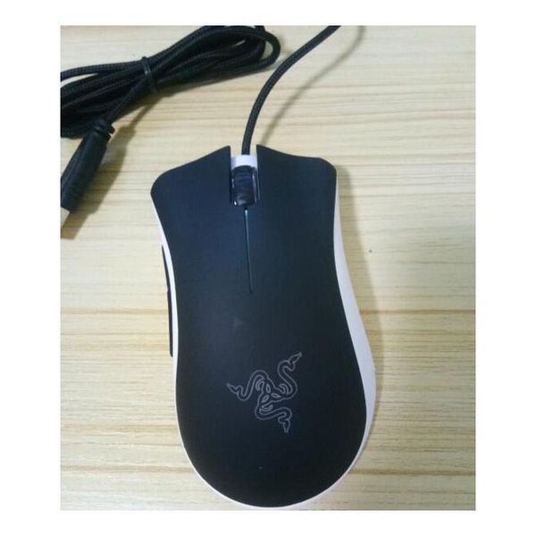 

razer deathadder black and white edition usb wired optical computer gaming mouse 2000dpi optical sensor mou bbyklj yhshop2010