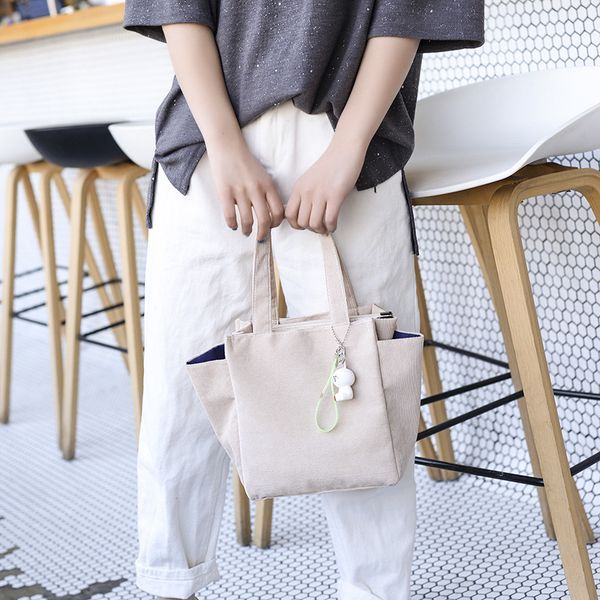 

casual bags spring 2020 new fabric outing portable simple lunch box tote bag typ 21011406dq