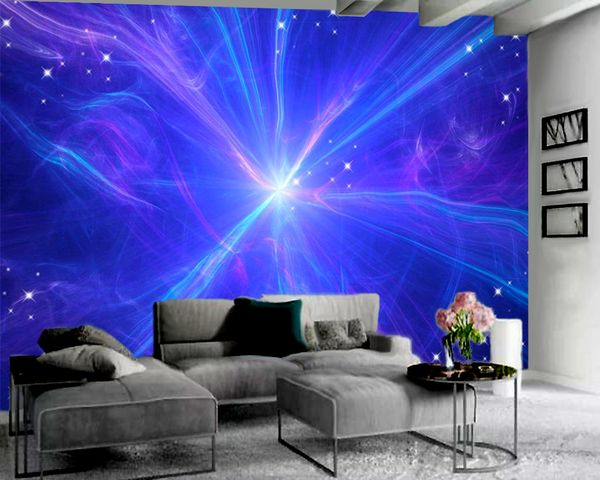 Fantasia estrela 3d papel de parede sala de estar quarto cozinha parede decoração home decoração pintura mural wallpapers parede cobrindo