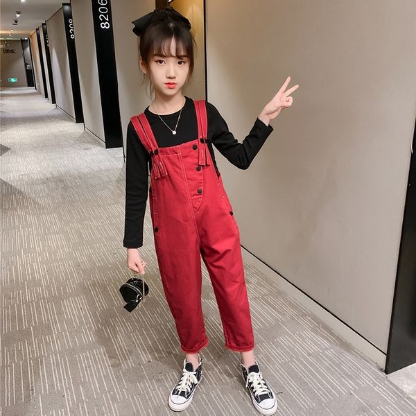 

girls autumn suit 2020 new net t-shirt red back pants long sleeve t-shirt korean two piece set 556 6778 9 7wtom, Gray