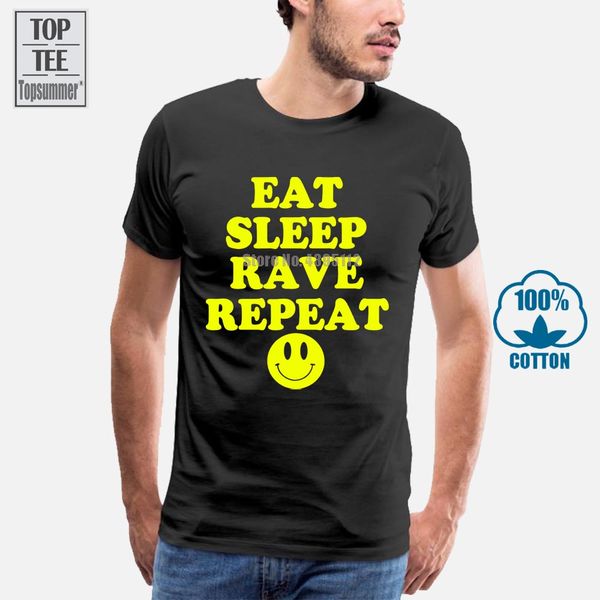 

eat sleep rave repeat t shirt all sizes + cols (dance techno party festival) sport hooded sweatshirt hoodie