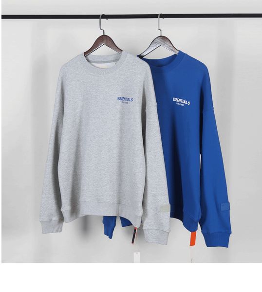 

2020 la los angeles limited tmc fear of god 6th atmosphere round neck sweater european and american trend street designer fashion blue s-xl, Black