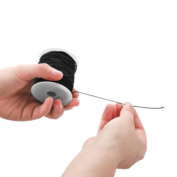 

100m 0.8 1.0 mm elastic cord beading stretch thread cord string rope beads for diy jewelry making findings beading wmtfpz, White;red