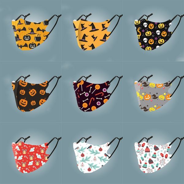 

with replaceablestarry digital print washable breathable dustproof masks anti smog prective mask#523, Black