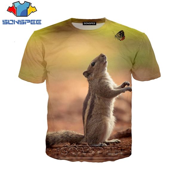 

squirrel new cute chipmunk 3d print shirts anime comics oversized men clothing