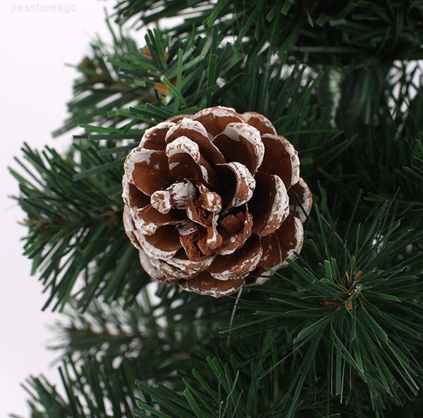 

pineta color natural christmas tree pendant accessories 6pcs new year 2021 decoration #j1