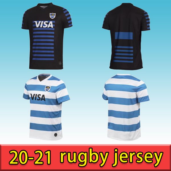 

new 2020 2021 argentina rugby jerseys t shirts home high-qualit rugby league jersey shirts s-5xl, Black;yellow