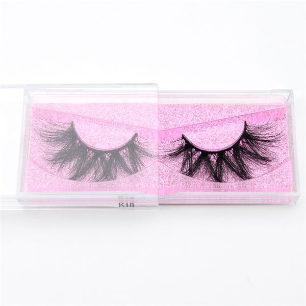 

false eyelashes wholesale 3d mink eyelashes real fur100% real mink strip 3d mink eye lashes vendor k18