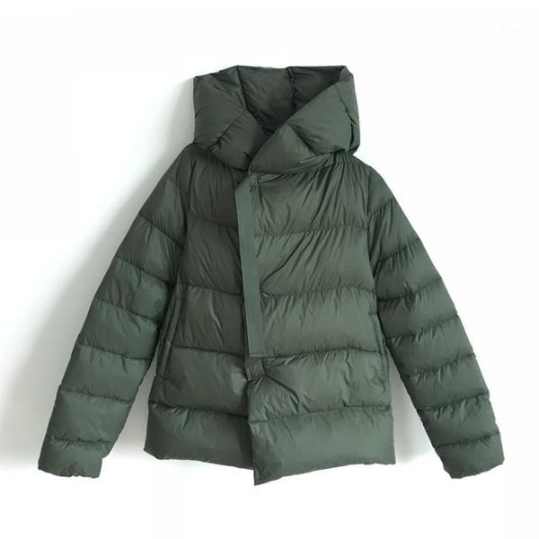 

women's down & parkas ftlzz winter women 90% ultra light white duck jacket short coat hooded warm snow outwear1, Black