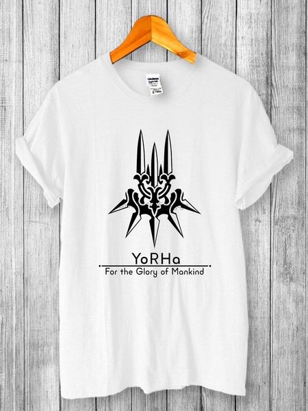 

nier automata mens short sleeve cotton fashion clothing hoodie designers t shirts sweatshirt