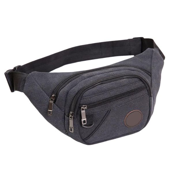 

outdoor bags canvas pocket leisure waist bag sports shoulder multifunction running belt pouch packs fanny pack