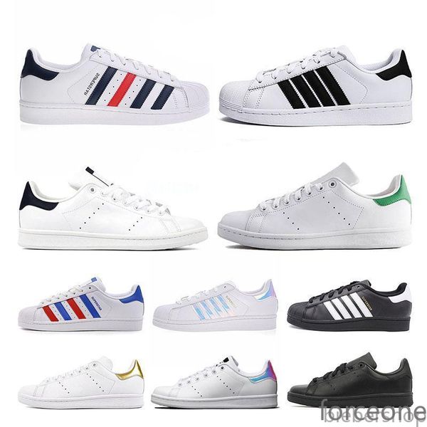 

2020 stan smith superstars mens womens casual shoes tripler black oreo laser golden platform fashion sports sneakers flat trainers 36-45 fo