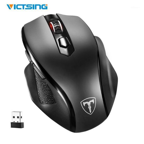 

victsing wireless mouse with nano usb receiver 2020 upgraded 2400 dpi full size adjustable mouse for notebook pc lapcomputer1
