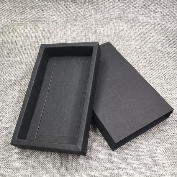 

20pcs lot 11.582.2cm brown black white kraft paper boxes drawer box phone gift craft soap box jewelry storage box bbycjm lipper