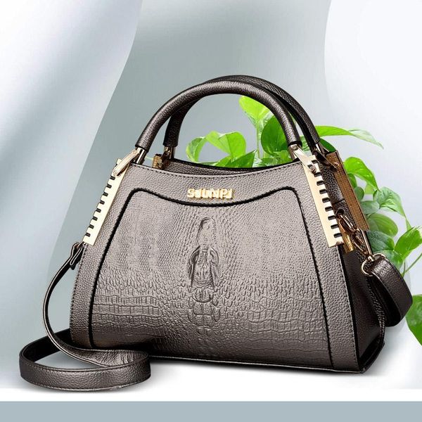 

2020 luxury handbag women bag printed snake crocodile skin bag tote designer handbag purse female crossbody shoulder satchel