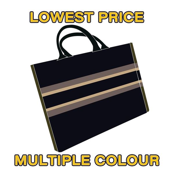 

2020 shopping bag tote bag fashion classic men and women wallet canvas handbag black blue multicolor pattern woven shopping bag