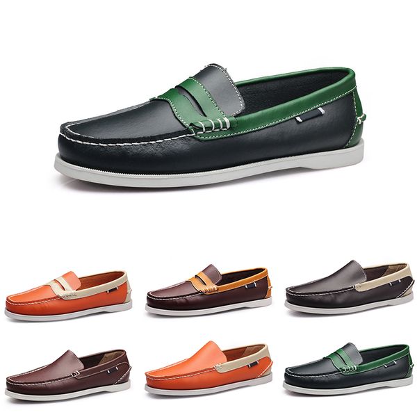 

casual loafers men shoes fashon black green coffee orange navy brown mens sneakers trainers outdoor jogging walking five237 s