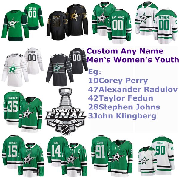 

2020 winter classic dallas stars hockey jerseys corey perry jersey john klingberg andrew cogliano blake comeau dickinson custom stitched, Black;red