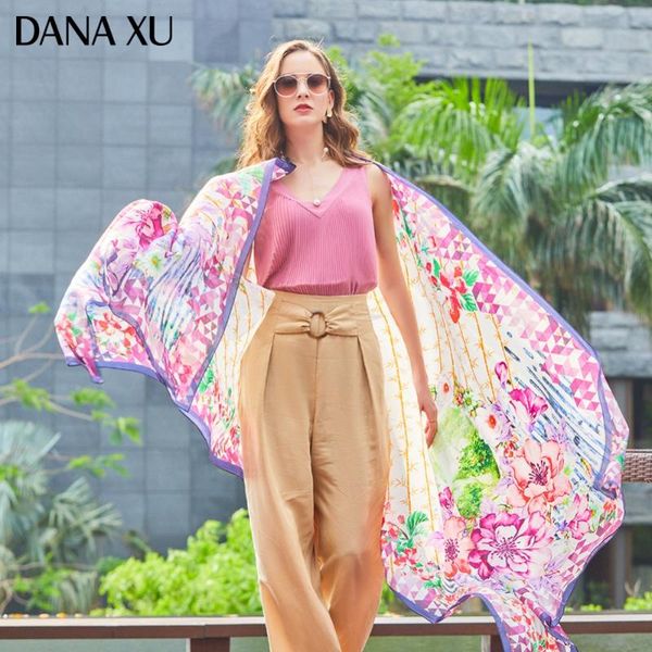 

scarves 2021 silk long scarf women design beach blanket shawl wear swimwear bandana hijab face shield foulard 245*110cm, Blue;gray