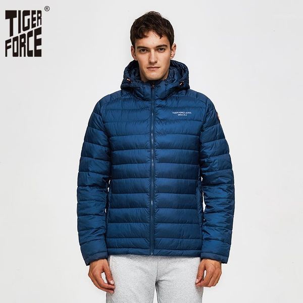 

tiger force 100% polyester spring men's jacket men thick jackets male casual coats hooded outerwear men parka1, Tan;black