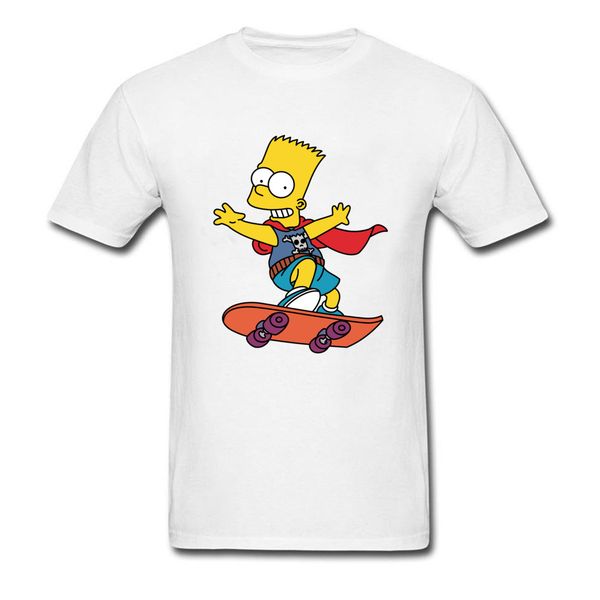 

hip hop palace skateboard bart birthday gift for boy funny cartoon comic fan print student hooded sweatshirt hoodie men t shirt