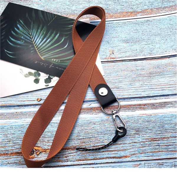 

mobile phone straps metal clip hanging neck rope lanyard para llaves for iphone camera usb holder id pass card name badg qyljjk
