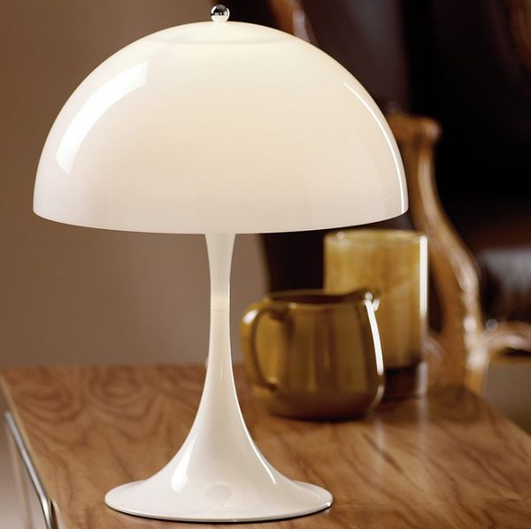 Настольная лампа металл Mushroom Помимо лампы Гостиная Home Decor Современной Спальни Лампа конструктор Art Deco Таблица Light Desk