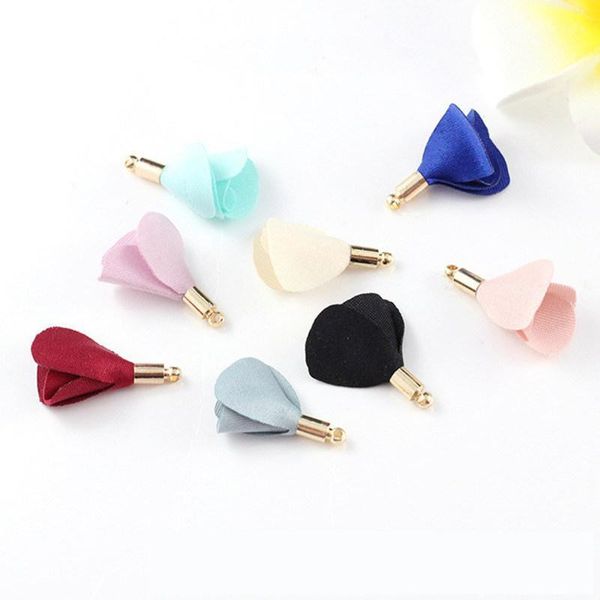 

20pcs 2.51.5cm mini silk tassel flower pendant jewelry making diy earrings bracelet cellphone pendant finding craft supplies h jllkhs
