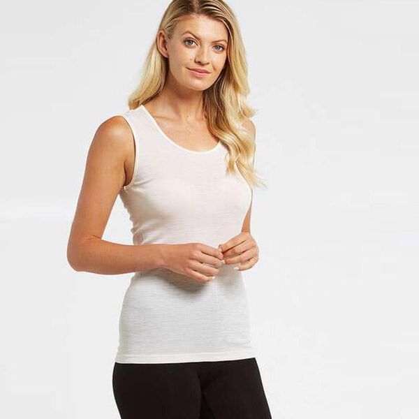 

discount women merino wool tank women's 100% merino wool crew tank - wicking breathable anti-odor european size s-xl1, White