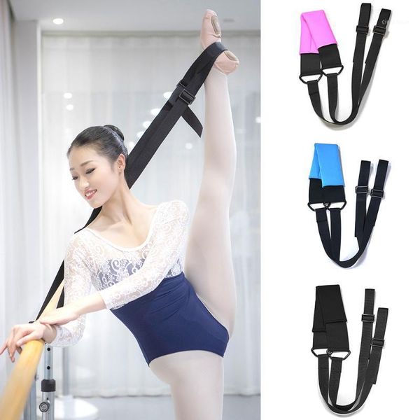 

resistance bands 2.6m adjustable leg stretcher band ballet dance flexibility stretching strap carry bag workout equipments sport elastic ban