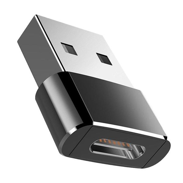 

cell phone adapters usb type a male to c female connector converter adapter type-c standard data transfer charging for 12