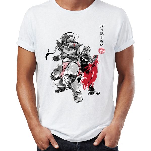 

men's t shirt fullmetal alchemist edward japanese traditional art style artsy awesome artwork printed tee sport hooded sweatshirt hoodi
