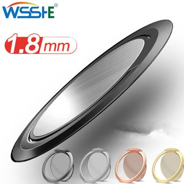 

ultra thin metal stent accessories mobile phone stand finger ring magnetic for cute cell smart car phone holder for iphone x xs wmtwjn hwjh