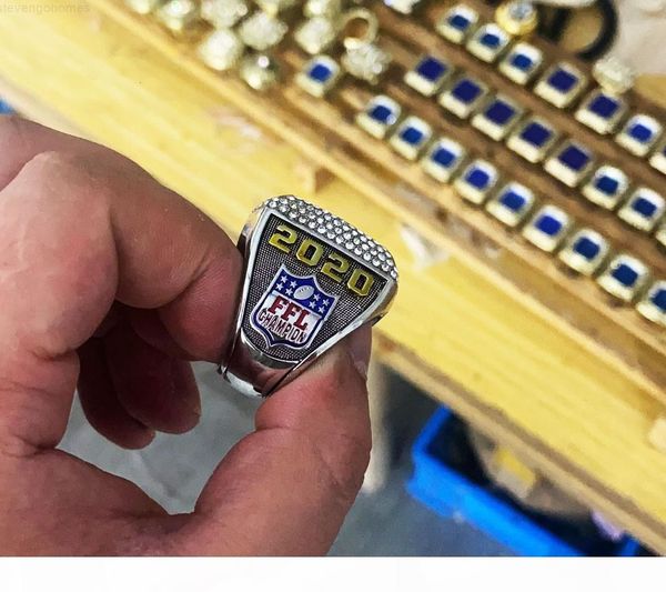 

championship 2020 drop ring shipping, Silver