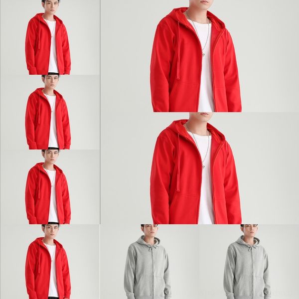 

xfskd cardigan sweater men's sweater pullover new color and autumn spring zipper style hooded men's solid 2020 hooded trendy pullo, Black
