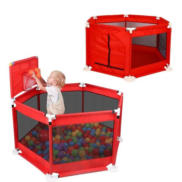 

детский манеж забор складной безопасность барьер для 0-6 лет дети playpen ткани оксфорда игра младенцы палатки ball pool детские забора