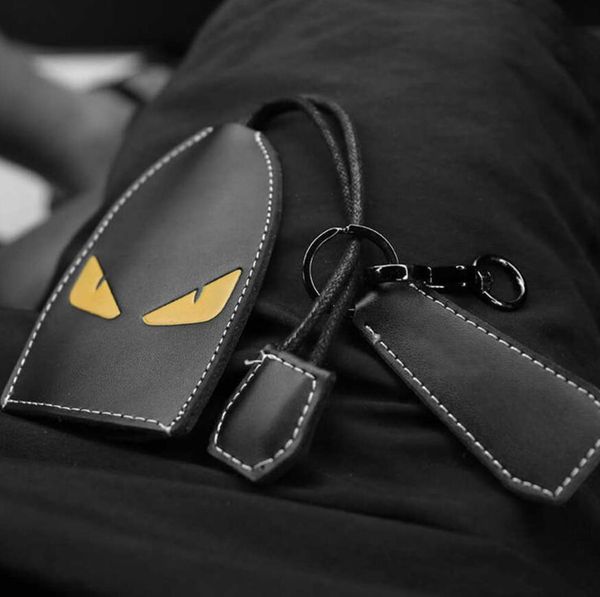 

брелки сумки дизайнер ключевые сумка монстр ручной работы марка брелок кожа стильная ключевые пряжка 4 модели необязательные высоко качества, Silver