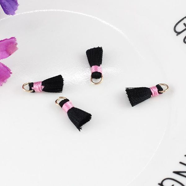 

30pcs 1.2cm mini silk tassel pendant for jewelry making diy bracelet cellphone pendant finding key bag pendant craft tassels h wmtxrj