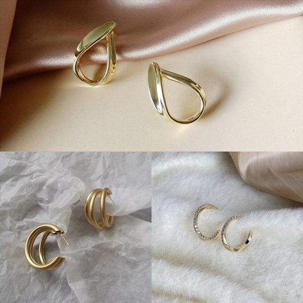 

dnoq wong rain серьги серьги стерлингового серебра серьги moissanite gemstone diamonds classic создали маленькие ушные шпильки свадьба, Golden