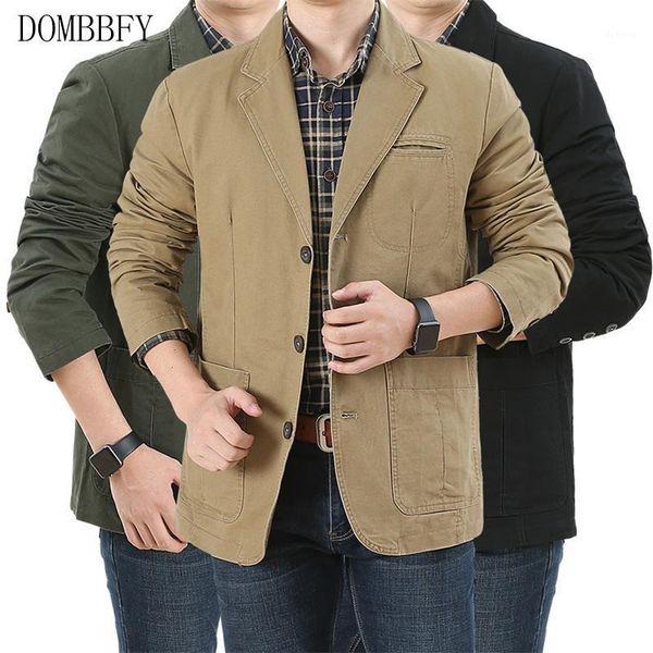

blazer men casual blazer men's slim fit jackets spring autumn business coat cotton denim bomber jackets men outwear1, Black;brown