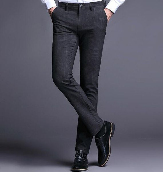 

2021 casual trousers, pencil pants, male cotton pants plus size 28-36 1a1f, Black;white
