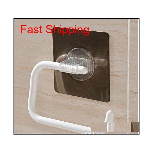 

magic sticker wall mounted toilet paper holder kitchen bathroom accessories towel rack rol qyltpb dh_seller2010