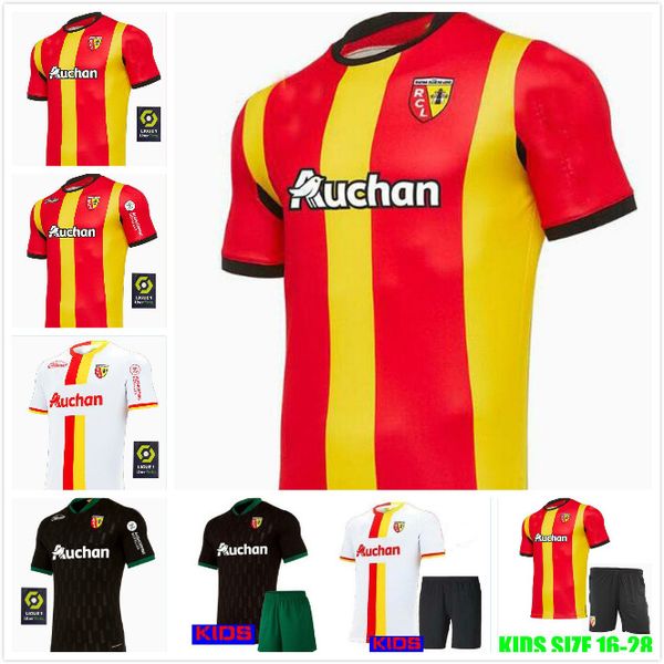 

20 21 rc lens soccer jerseys away third gradit fortes cahuzac perez 2020 2021 rc lens maillot de foot camisa de futebol 3rd football shirts, Black;yellow