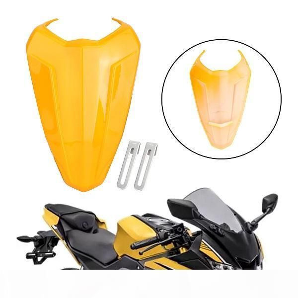 

areyourshop motorcycle yellow abs rear seat fairing cover cowl for yamaha yzf r15 v3 2017-2019 motorbike accessories parts