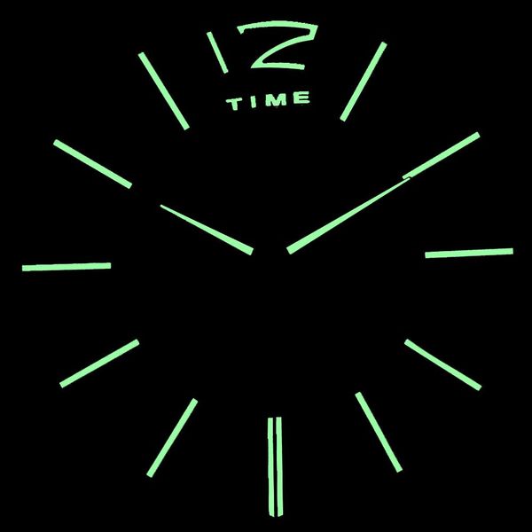 

3d real big wall clock бросился зеркало наклейки diy гостиная home decor светящиеся часы прибытия кварцевые часы большие 5 bbyasp garden2010