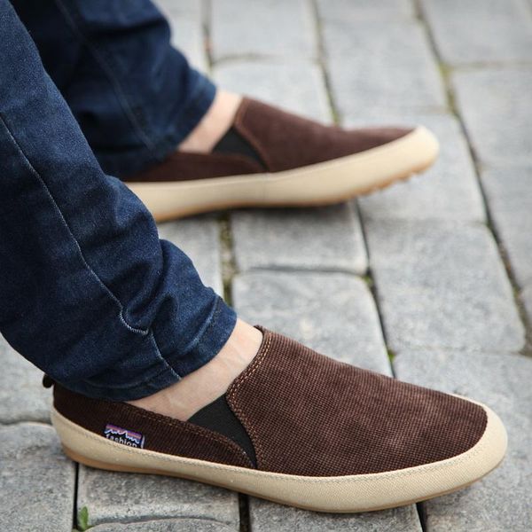 

summer casual canvas shoes men loafers breathable espadrilles men shoes casual comfortable light flat footwear, Black