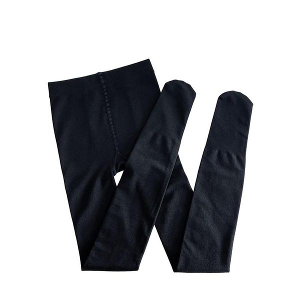 

women's plush pants in autumn and winter, Black